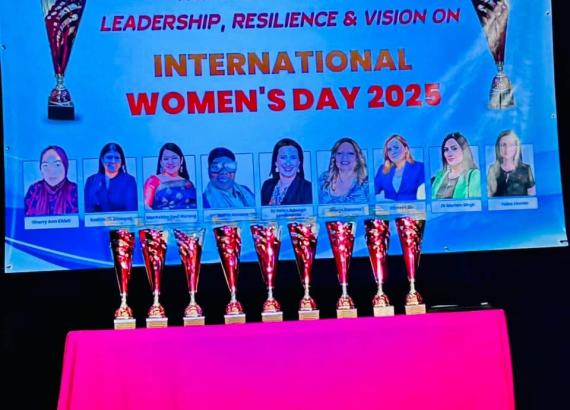 त्रिवेणी टाइम्स द्वारा सम्पादक मच्छेदेवी सहित ९ महिला सम्मानित